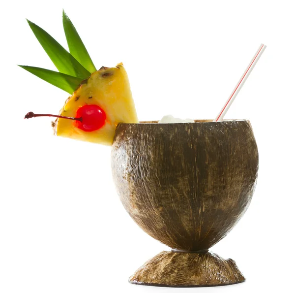 Bebida tropical de coco — Fotografia de Stock