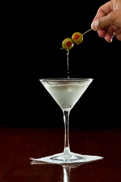 Dirty martini — стокове фото