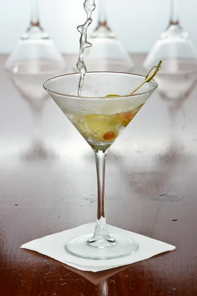 Vodka con martini — Foto de Stock