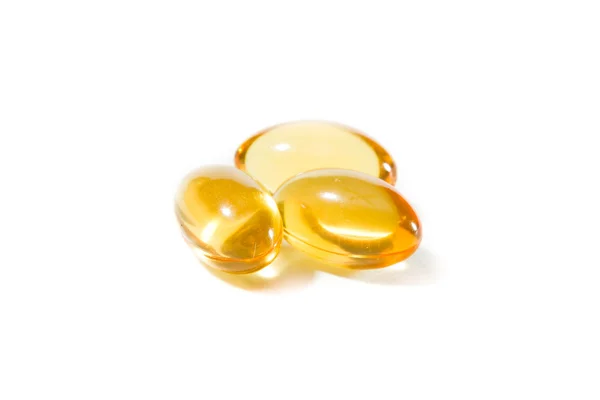 Cápsulas de vitamina E — Fotografia de Stock