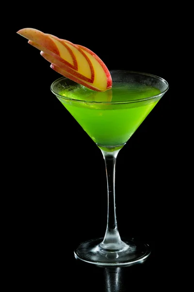 Martini maçã verde — Fotografia de Stock
