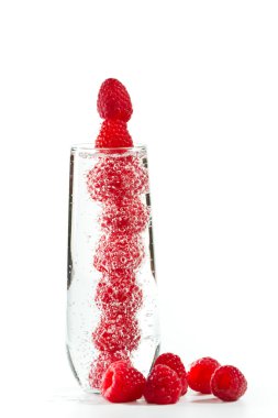 Raspberry champagne