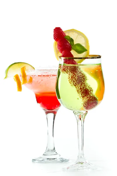Fruity cocktails — Stock Photo, Image