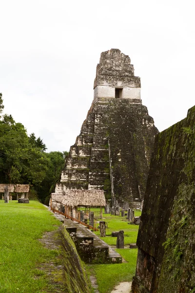 Grande Templo Jaguar, Tikal, Guatemala — Fotografia de Stock