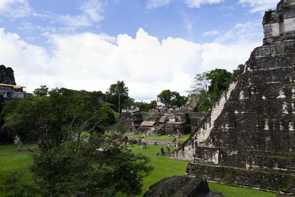 Grande Tempio di Jaguar, Tikal, Guatemala — Foto Stock