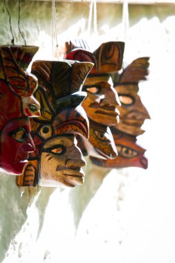 central american masks clipart