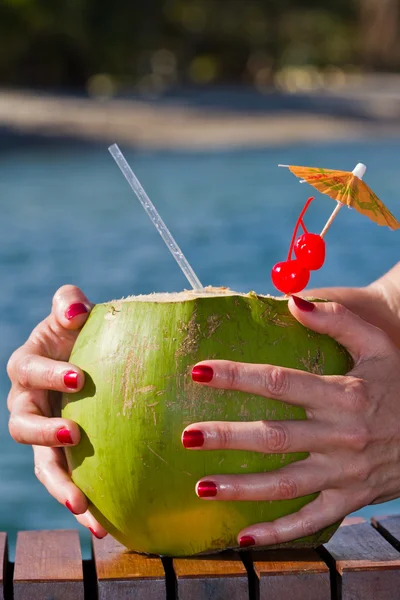 Bebida de coco — Fotografia de Stock