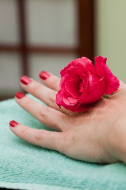 Manikür yakın çekim