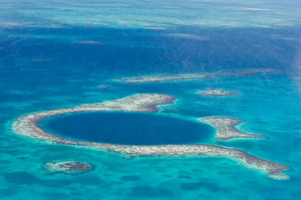 Great blue hole — Stock fotografie