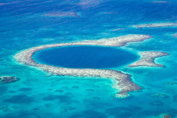 Great blue hole — Stock fotografie