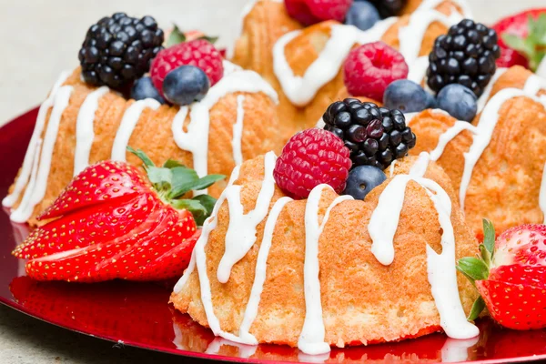 Čerstvé ovocné dorty — Stock fotografie
