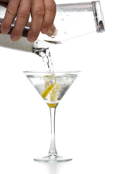 Ömlött a martini — Stock Fotó