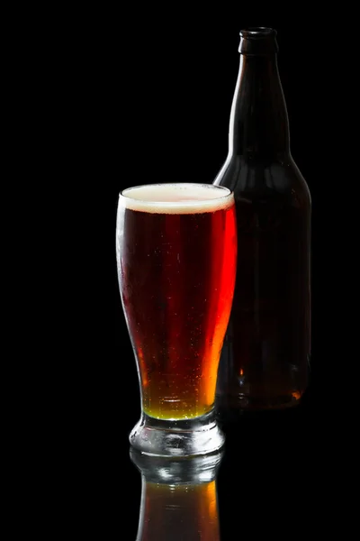 Beer, amber ale — Stock Photo, Image