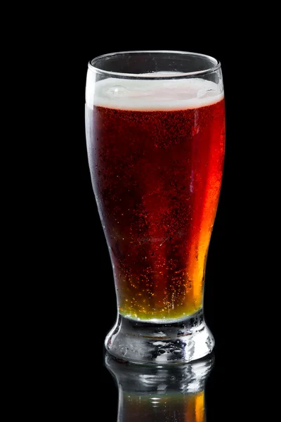 Beer, amber ale — Stock Photo, Image