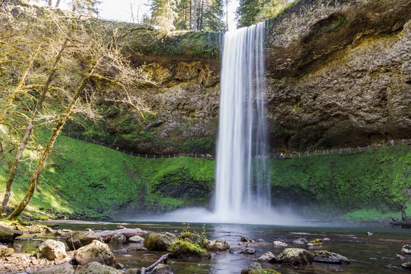 Cascate lago d'argento — Foto Stock