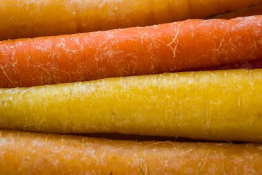 çiğ havuç yakın çekim