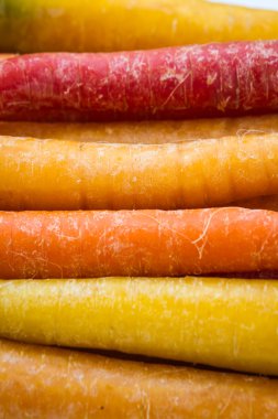 çiğ havuç yakın çekim