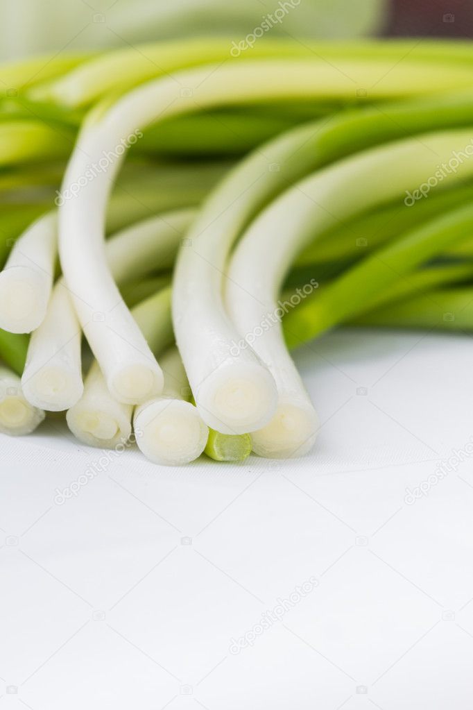 leeks or green onions