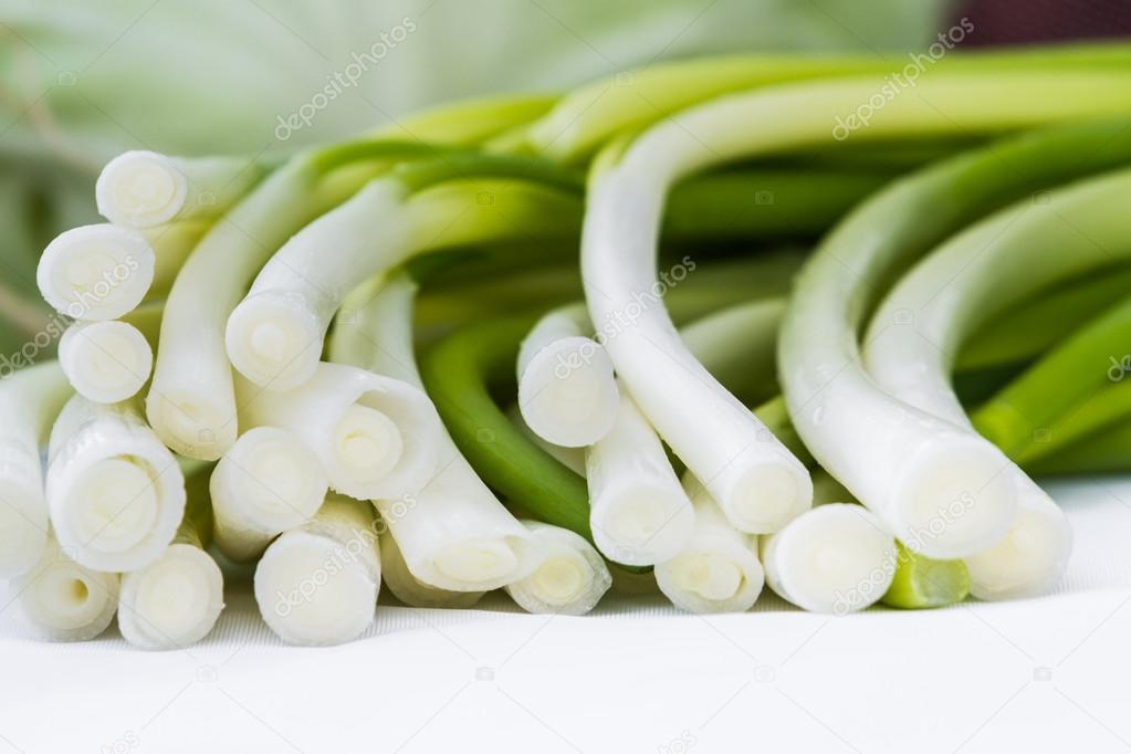 leeks or green onions