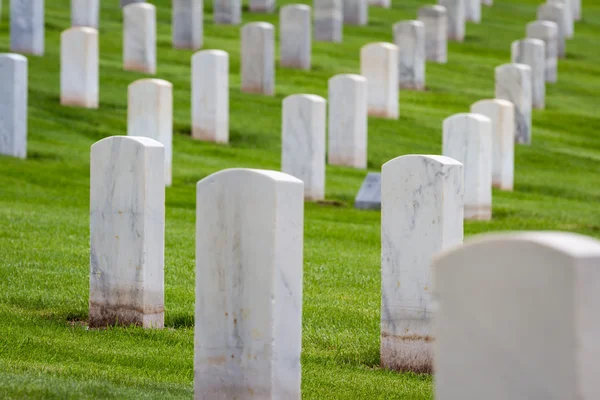 Military graveyard — Stock Photo, Image