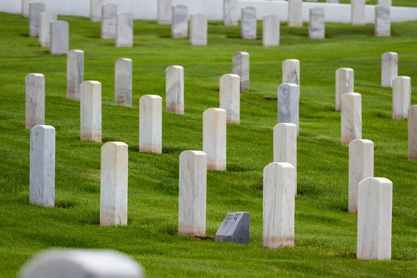 Військові кладовище — стокове фото