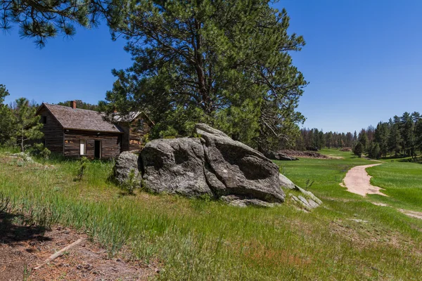 Gammal bondgård i south dakota — Stockfoto