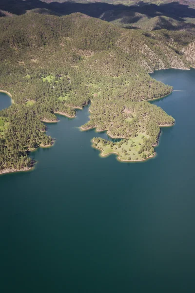 Lago Sheridan, vista aérea — Fotografia de Stock