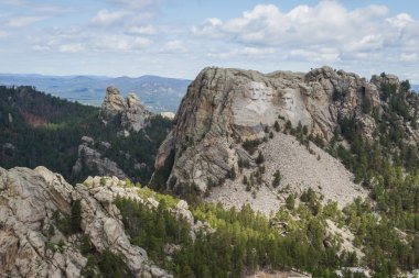 rushmore Dağı havadan görünümü 