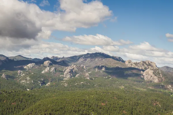 Aerial view of the black hills — Stock Photo, Image