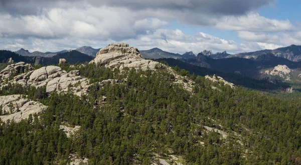 Aerial view of the black hills — Stock Photo, Image