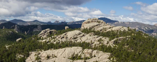 Vista aerea delle colline nere — Foto Stock