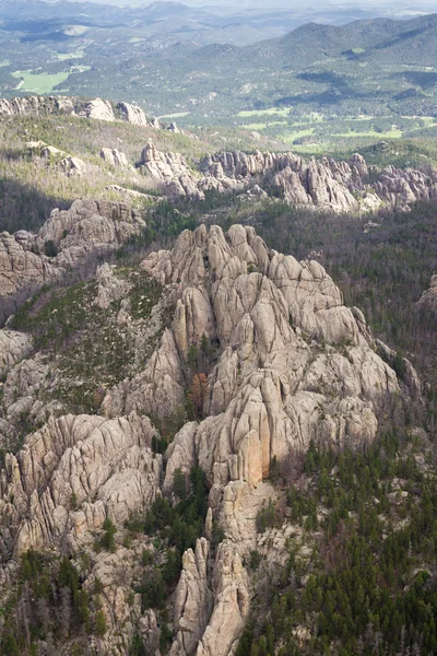 Formazioni di granito nelle Colline Nere — Foto Stock