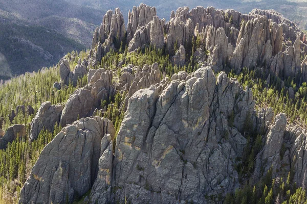 Granitformationen in den schwarzen Hügeln — Stockfoto