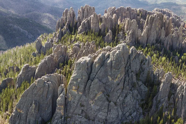 Formaciones de granito en las colinas negras — Foto de Stock