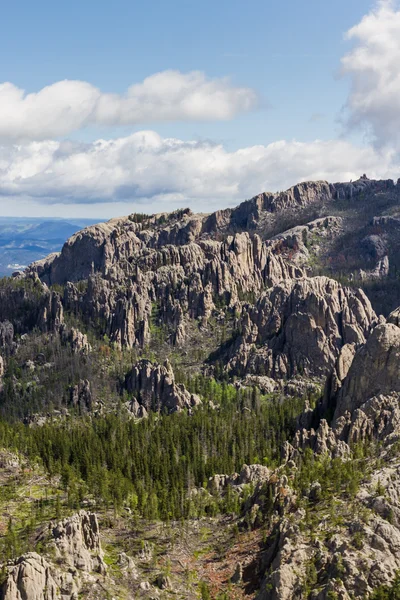 Formações de granito nas Black Hills — Fotografia de Stock