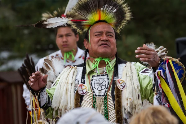 Native american umělec — Stock fotografie