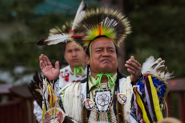 Native american umělec — Stock fotografie