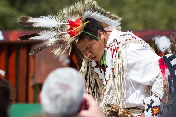 Native American performer — Stock Photo, Image