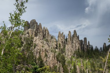 Güney Dakota'da granit oluşumları
