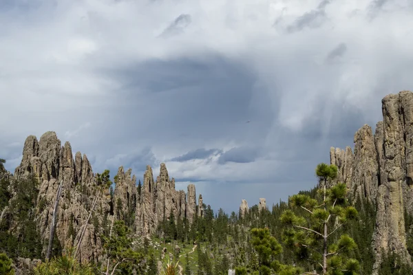 Formazioni granitiche nel Dakota del Sud — Foto Stock