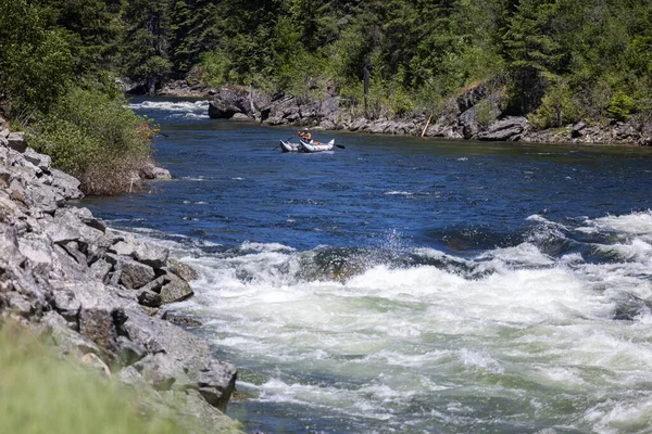 Koskia Idaho Usa Czerwca 2022 Rafters Cieszący Się Wysokimi Wodami — Zdjęcie stockowe