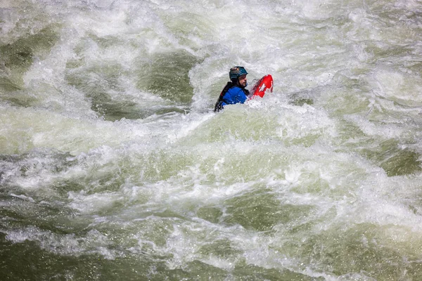 Koskia Idaho Eua Junho 2022 Buscadores Aventura Profissionais Flutuando Rio — Fotografia de Stock