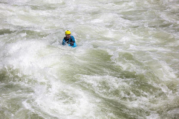 Koskia Idaho Eua Junho 2022 Buscadores Aventura Profissionais Flutuando Rio — Fotografia de Stock