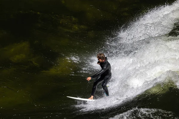 Koskia Idaho Usa Czerwca 2022 Surfer Korzystający Rurociągu Rzece Lochsa — Zdjęcie stockowe