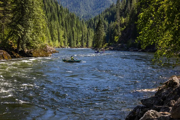Koskia Idaho Usa Czerwca 2022 Usfs Ranger Płynący Krokwiami Dół — Zdjęcie stockowe