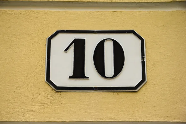Number ten — Stock Photo, Image