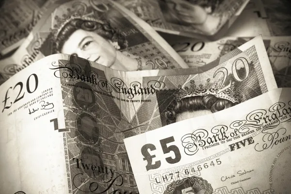 British currency — Stock Photo, Image