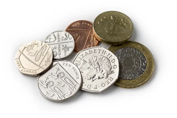 Brit coins — Stock Photo, Image