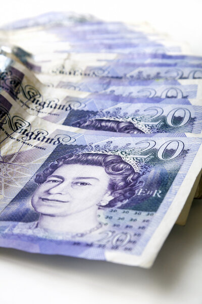 Twenty Pound notes
