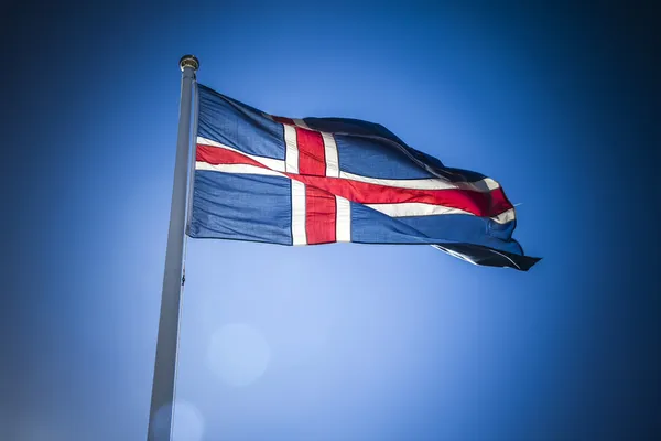 Islandia bandera —  Fotos de Stock